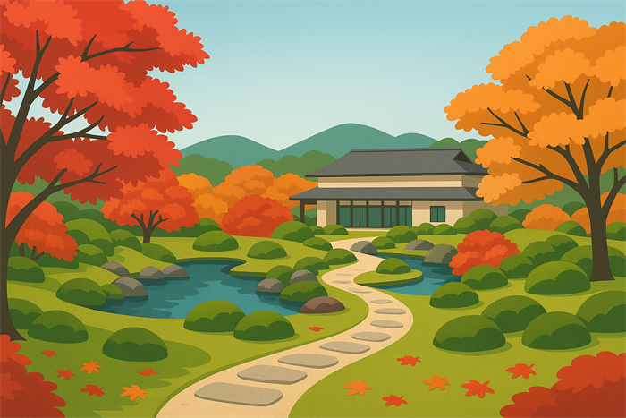足立美術館の紅葉シーズンと見頃時期