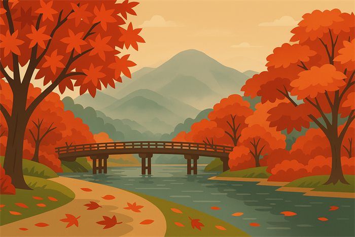 嵐山の紅葉いつからいつまで?見頃時期