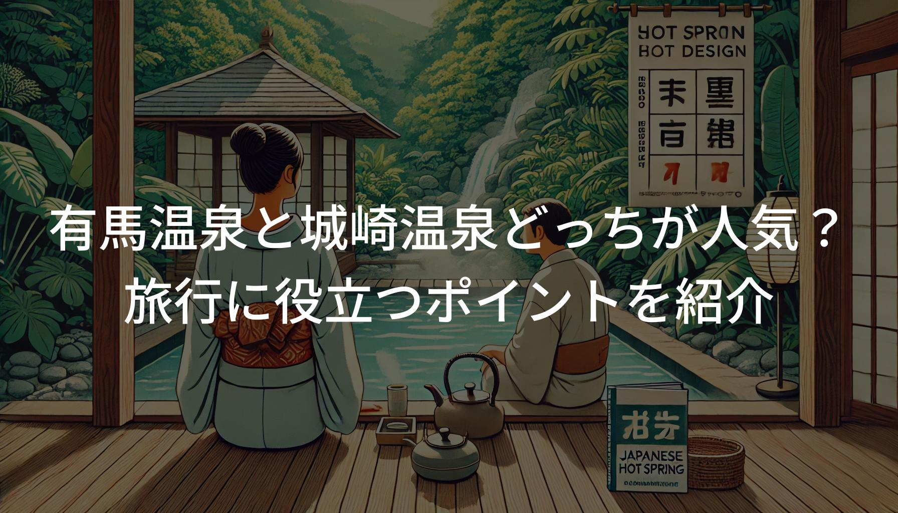 有馬温泉と城崎温泉どっちが人気？旅行に役立つポイントを紹介