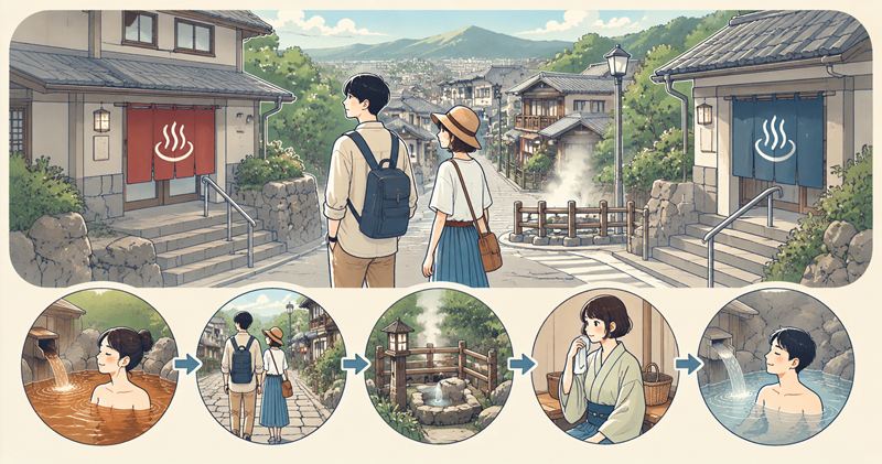 有馬温泉で金の湯と銀の湯を両方楽しむ方法