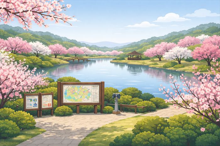 佐布里池 梅の開花状況と観光情報