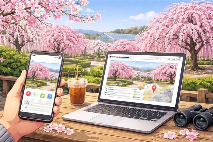 名古屋市農業センター 梅の開花状況をリアルタイムで知る方法