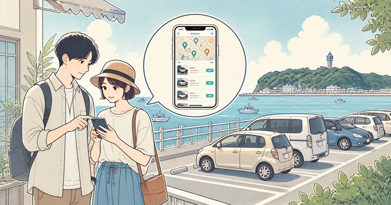江ノ島の安い駐車場を探すなら予約サービスを最初に確認したい