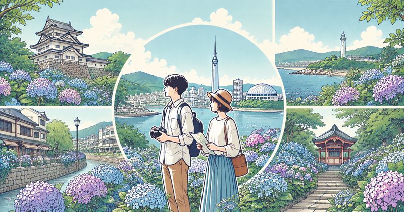 福岡 あじさいの見頃を時期別に選ぶ