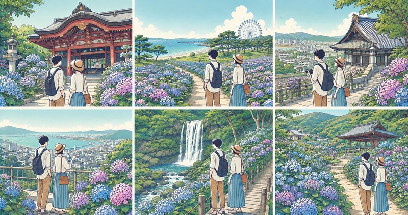 福岡 あじさいのおすすめ名所