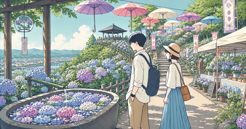 しばた紫陽花まつりの開催時期と楽しみ方