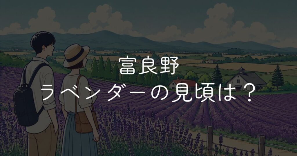 富良野ラベンダーの見頃時期はいつ？おすすめ畑と開花状況