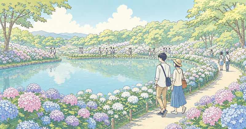 蒲郡のあじさい祭り2026の開催情報