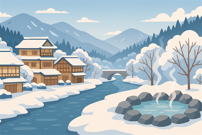 雪の下呂温泉を訪れるベストタイミング