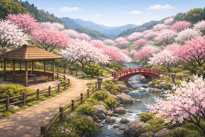 賀名生梅林の開花状況と見頃の観光情報