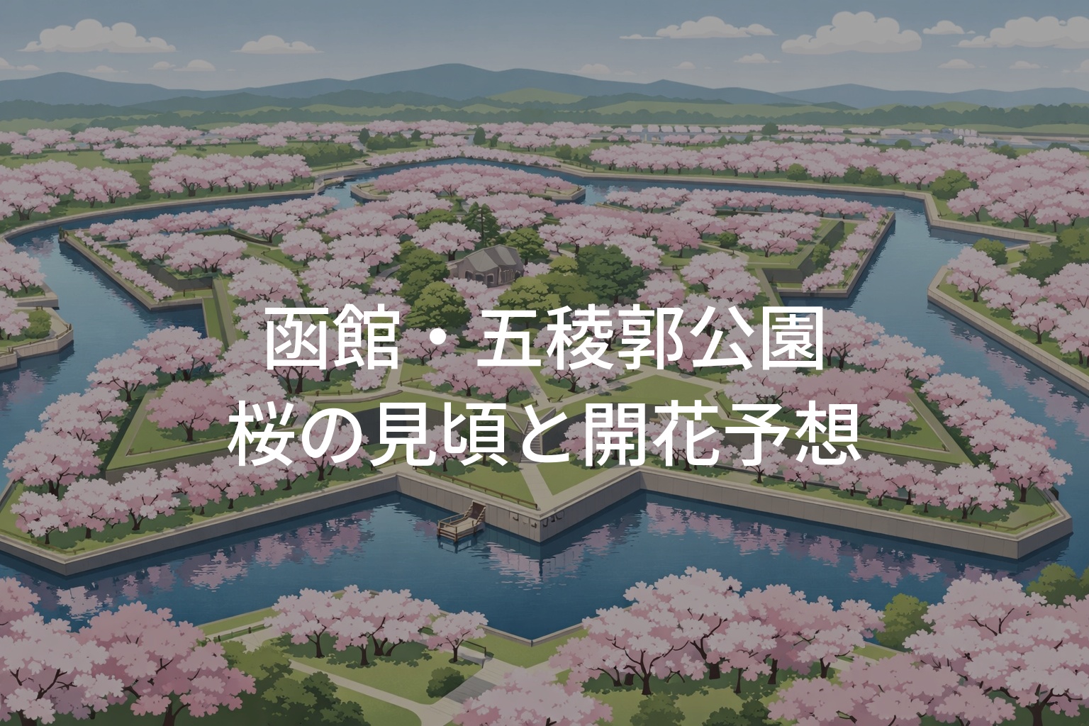 【2026年】函館・五稜郭公園 桜の見頃はいつ？開花予想と見どころ
