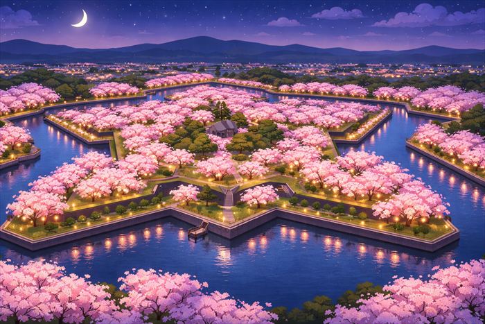 函館・五稜郭公園 桜の見頃と観光情報