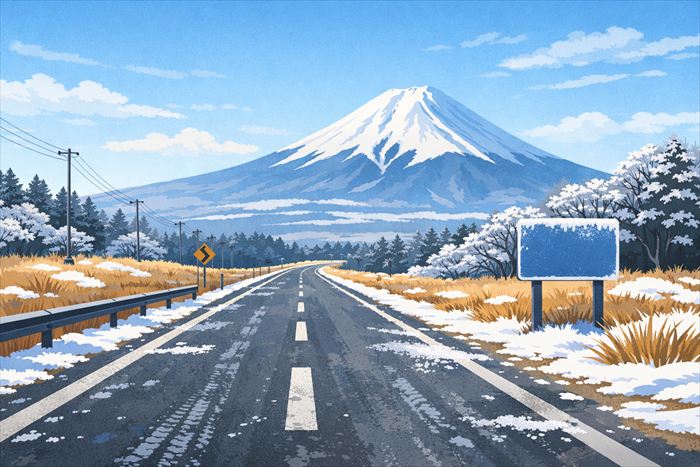 御殿場の雪はいつから?道路状況のポイント