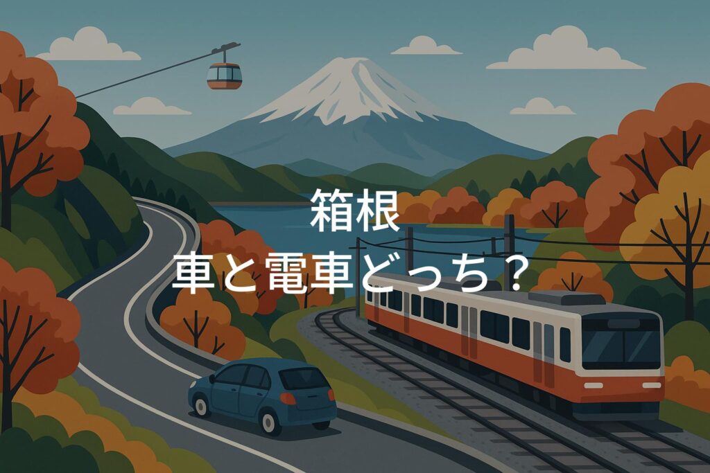 箱根観光は車と電車どっちが正解？費用と快適さを比較