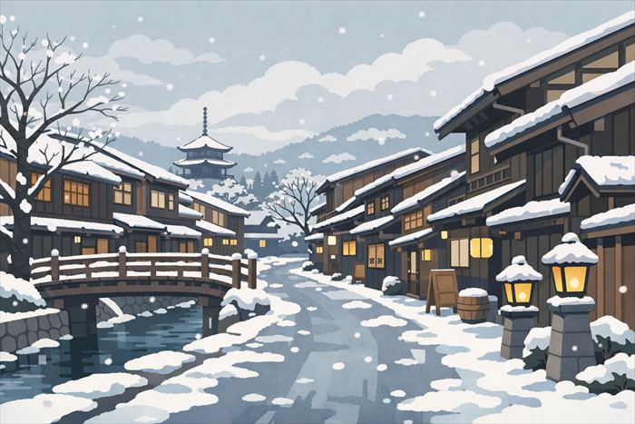 飛騨高山の雪はいつから降るのか