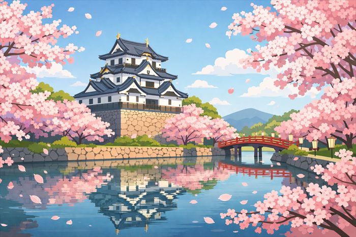 彦根城 桜の見頃と開花状況