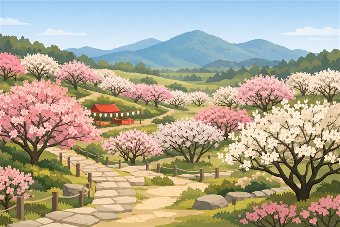 人吉梅園の開花状況と見頃の目安