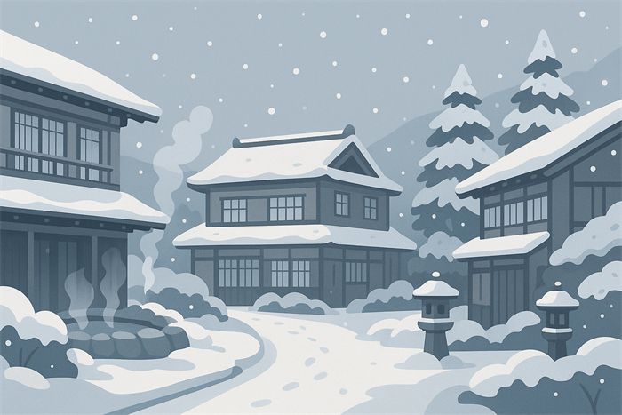 飯坂温泉の雪はいつからいつまで?