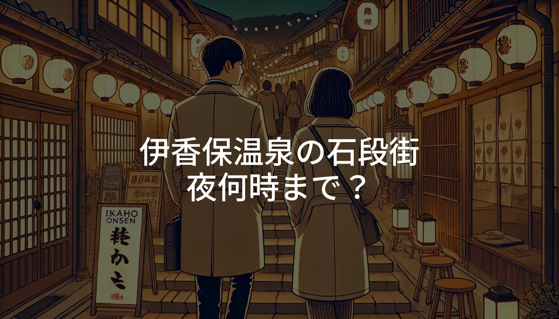 伊香保温泉の石段街は夜何時まで？夜の楽しみ方完全ガイド