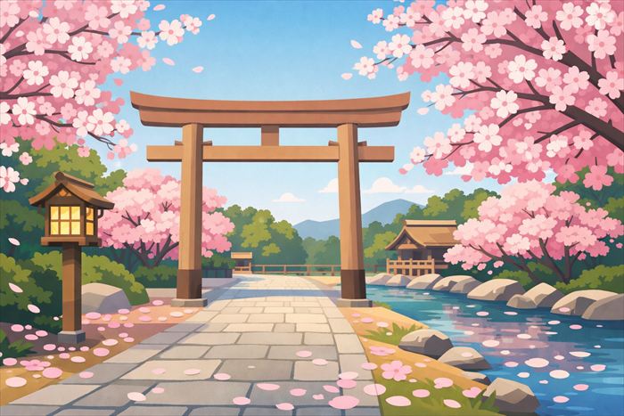 伊勢神宮 桜の見頃と開花状況