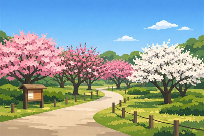 神代植物公園 梅の開花状況と見頃