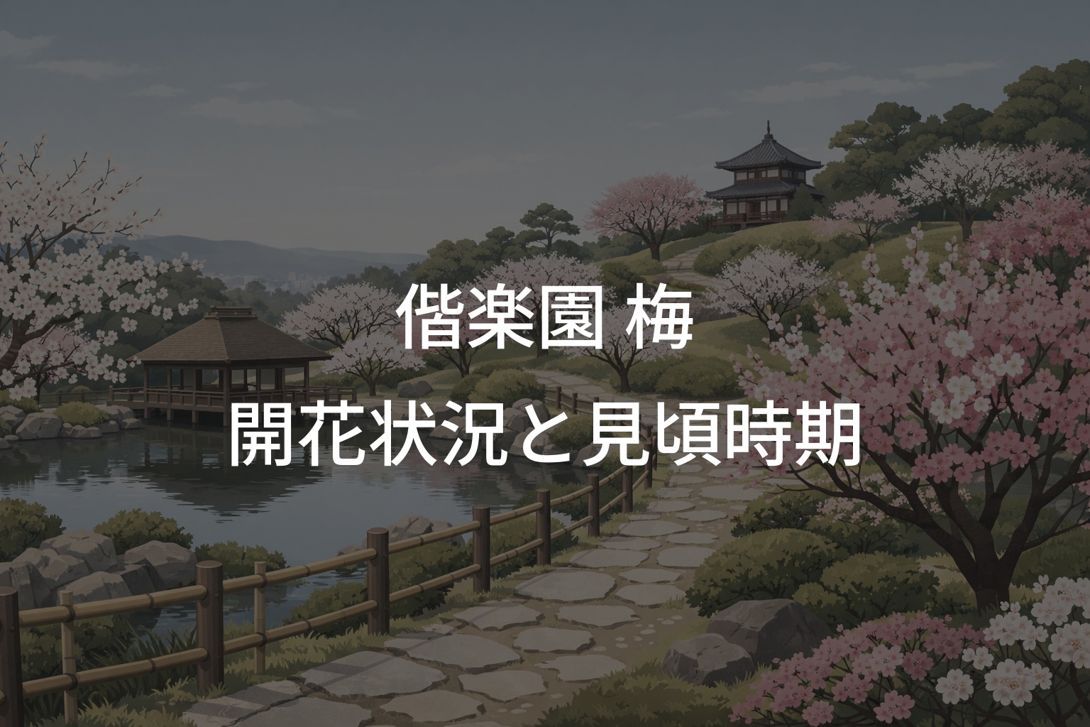 【2026年】水戸・偕楽園の開花状況と見頃時期