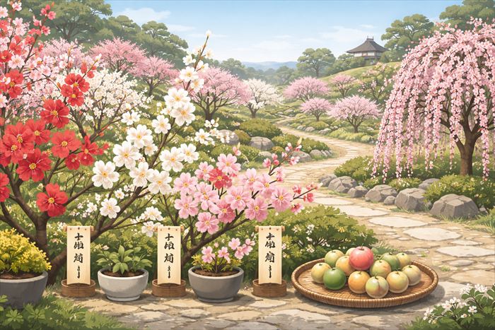 偕楽園の開花状況と見頃