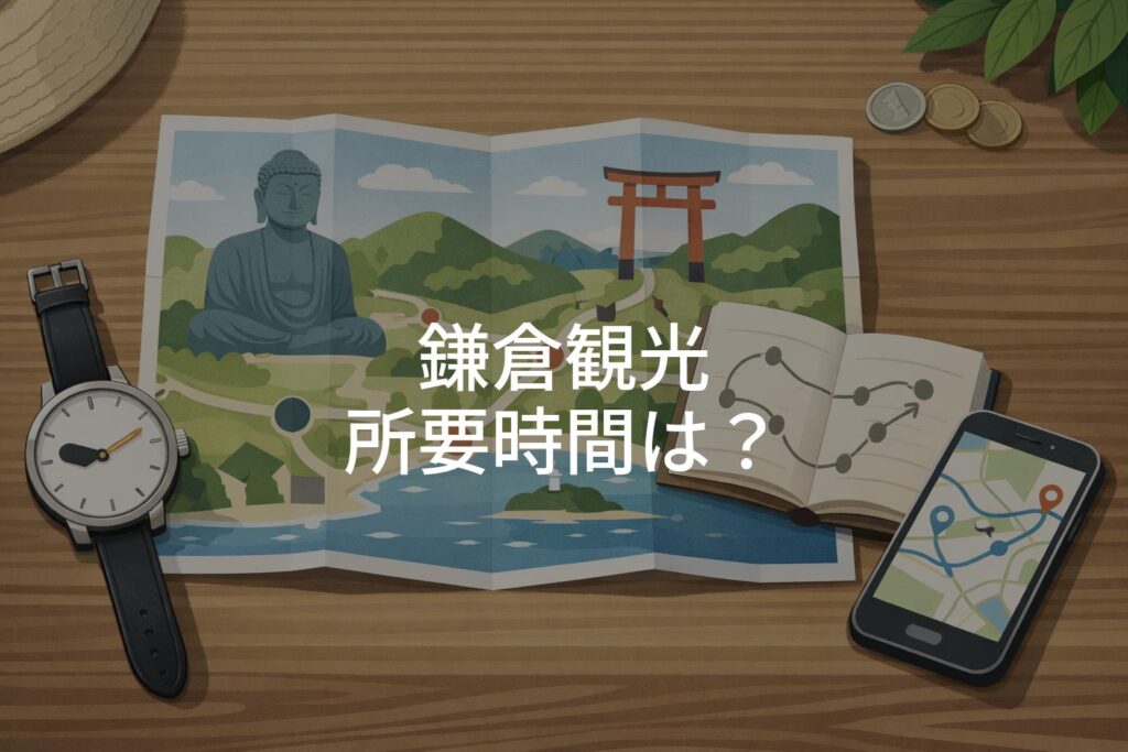 【目的別】鎌倉観光の所要時間は？半日・1日の満喫モデルコースと各スポットの目安