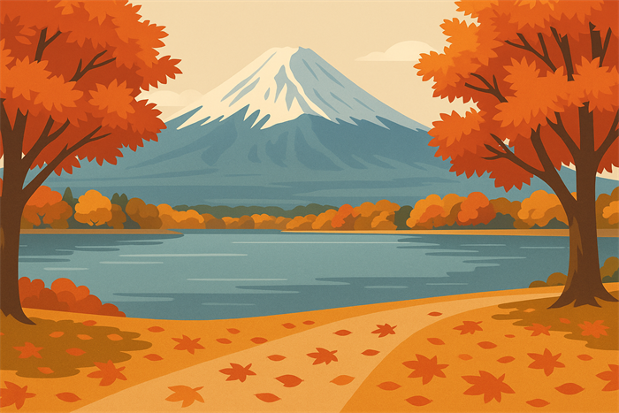河口湖の紅葉シーズンと見頃時期
