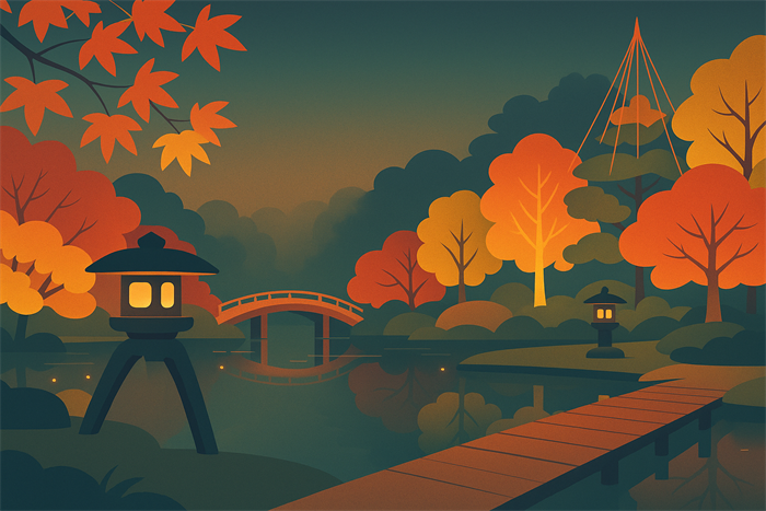 兼六園 紅葉ライトアップ