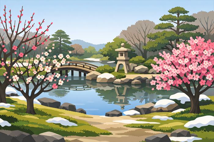 兼六園 梅の開花状況と見頃