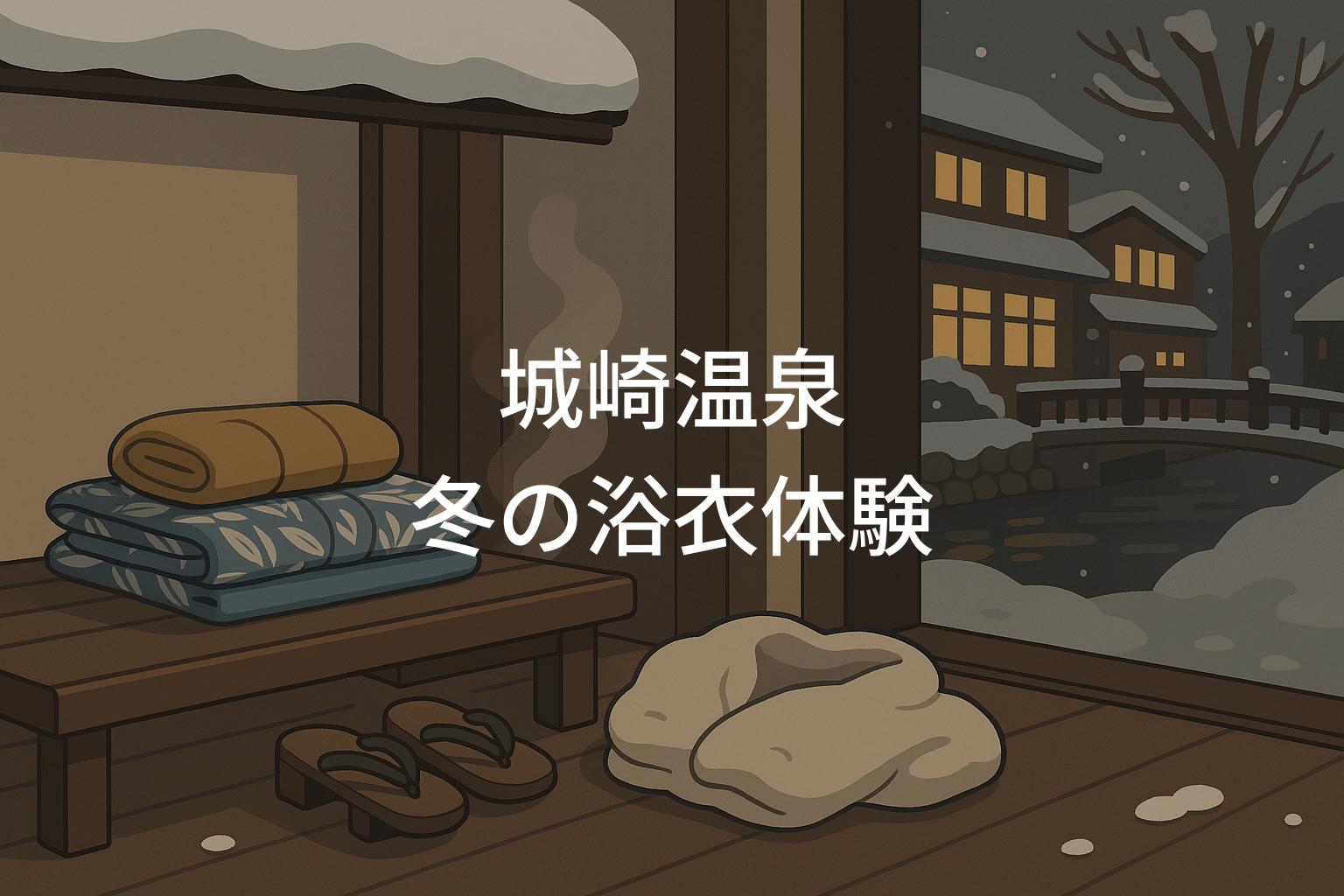 城崎温泉 冬の浴衣体験は寒い？防寒のコツと楽しみ方