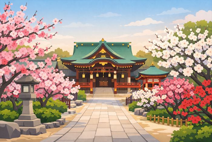 北野天満宮 梅の開花状況と見頃時期