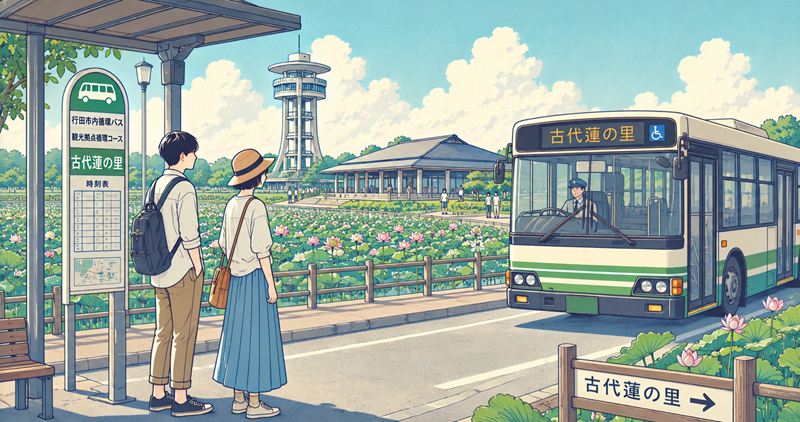 古代蓮の里 アクセスと駐車場