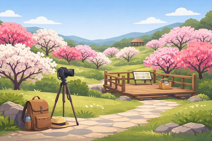 荒山公園 梅の開花状況と観光情報