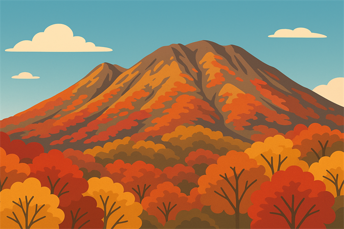 くじゅう連山の紅葉シーズンと見頃時期