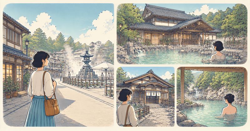 草津温泉の一人旅を女性が日帰りで楽しむ回り方