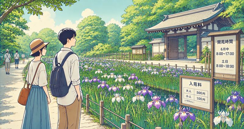 明治神宮 花菖蒲を見に行く時間と料金