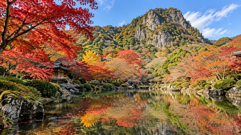 御船山楽園の紅葉シーズンの見頃時期はいつからいつまで？
