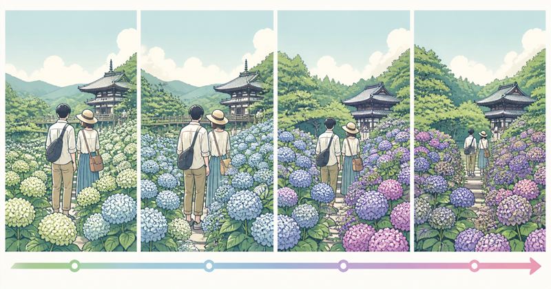 三室戸寺のあじさいの見頃はいつ？