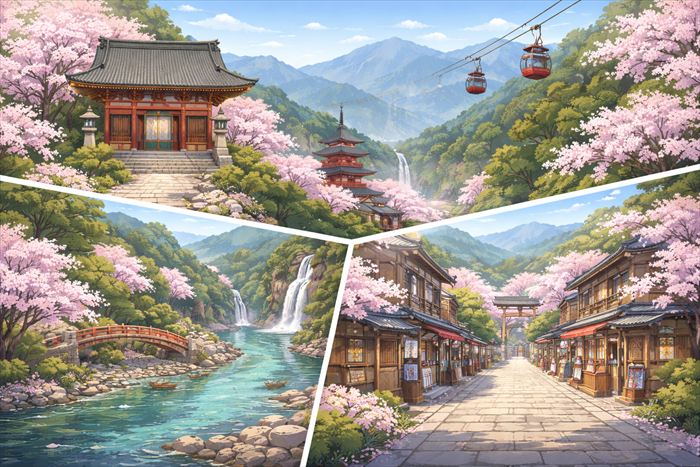 身延山久遠寺 桜の見頃と観光情報