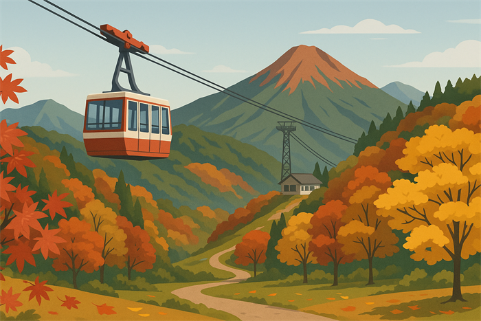 雲仙ロープウェイの特徴と見頃