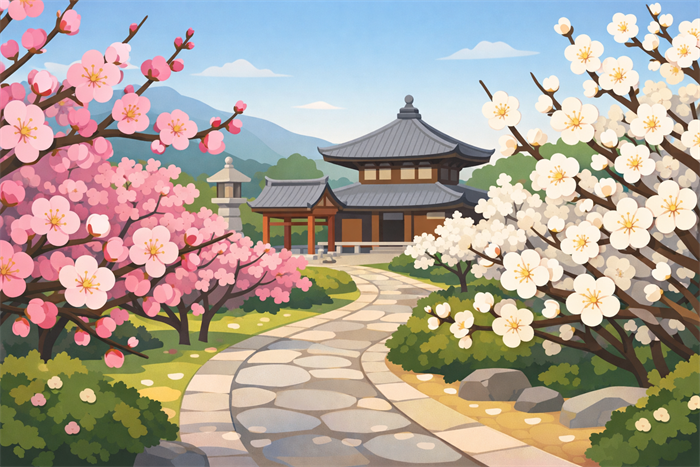 中山寺 梅林の開花状況と見頃時期