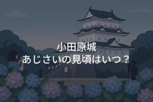 小田原城あじさいの見頃はいつ？開花状況と観賞ポイント