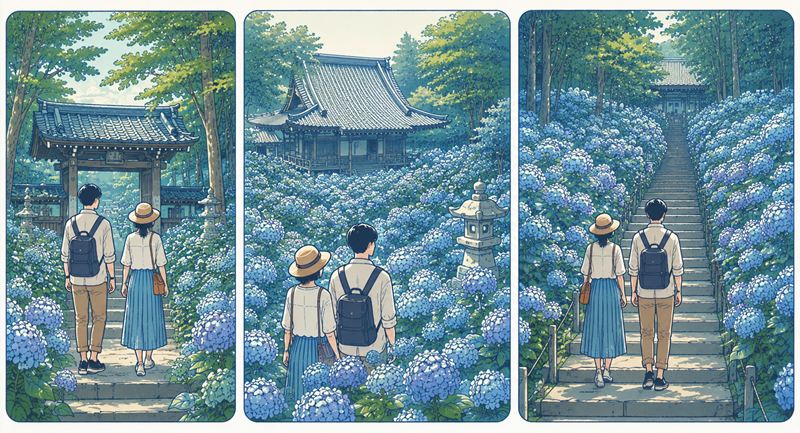 雲昌寺のあじさいの見どころ