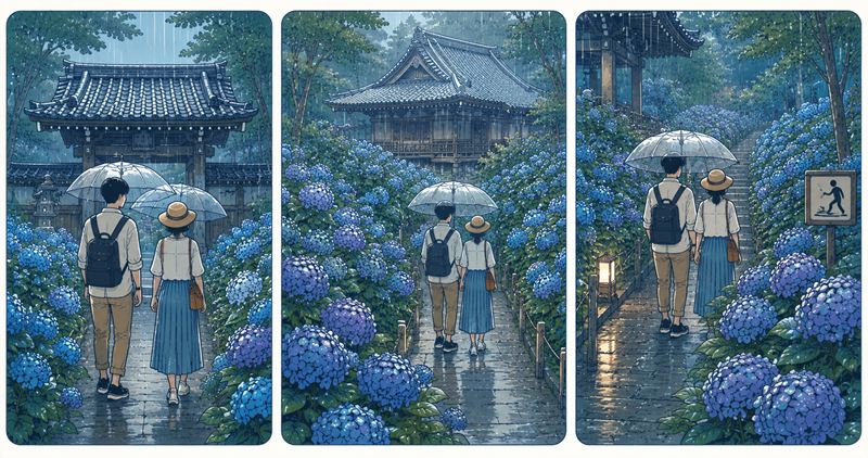 雲昌寺のあじさいを見に行くおすすめ時間帯
