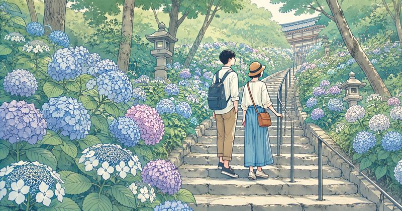 太平山のあじさいの見頃はいつ？