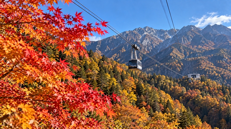奥飛騨の紅葉シーズンの見頃時期はいつからいつまで？