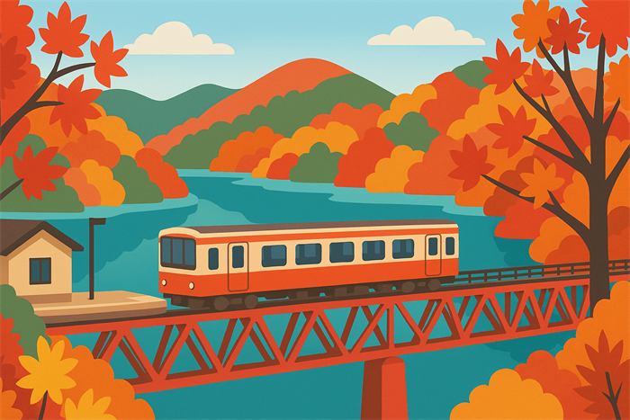 奥大井湖上駅の紅葉シーズンと見頃の楽しみ方
