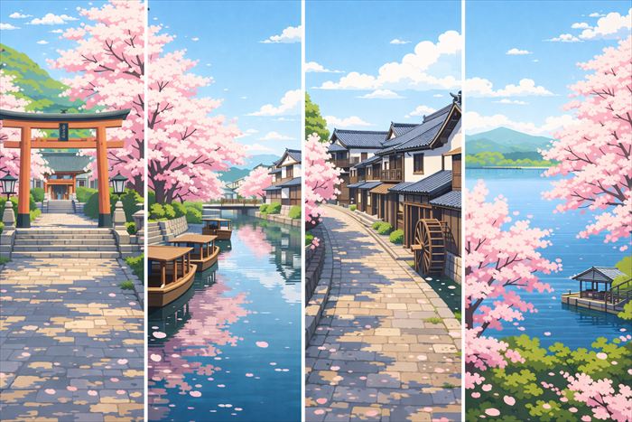 近江八幡 桜の見頃と楽しみ方